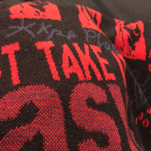 “Just Take It Easy” Red/Black T-shirt - Picture 4 of 4